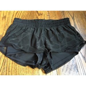 Lululemon black speed shorts